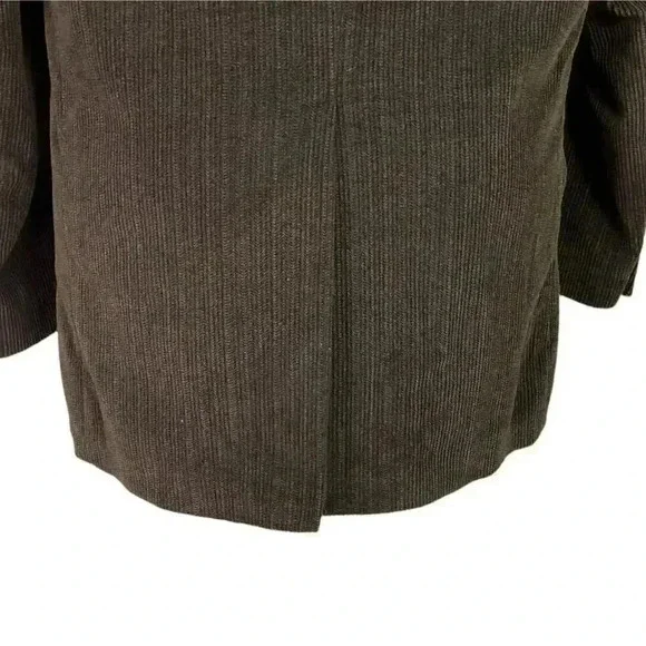 Chaps Blazer Sport Coat Men 42R Brown Corduroy 2 Button Classic Jacket Vented